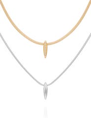 Vince Camuto Set of 2 Layered Necklaces