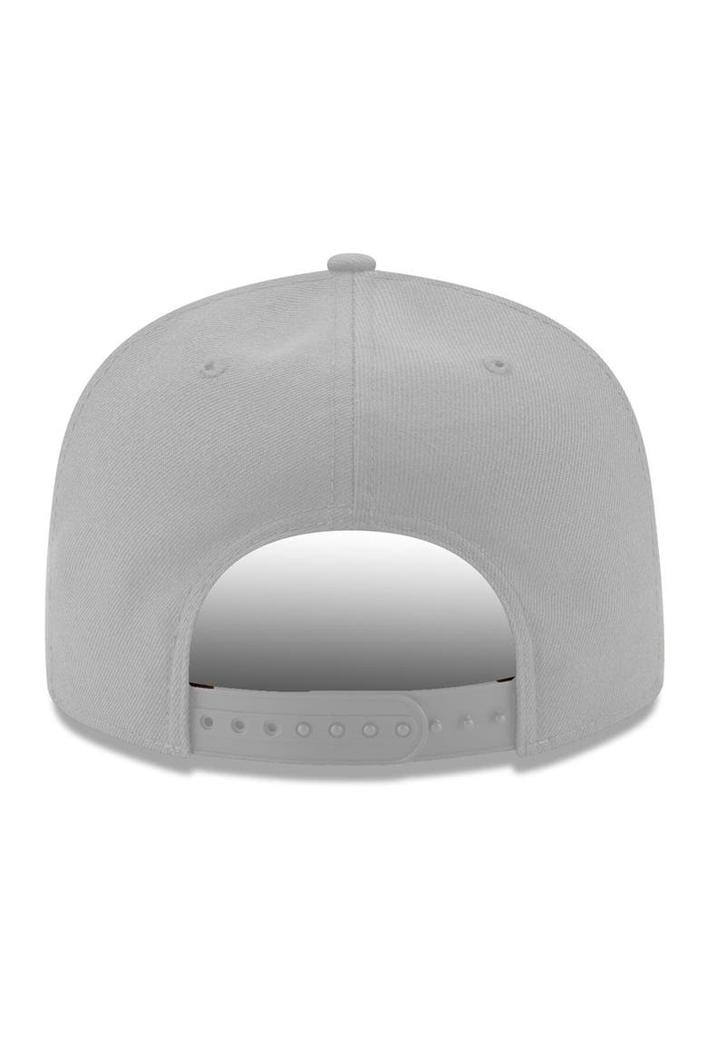 Men's New Era  Gray Seattle Sounders FC  Wordmark 9FIFTY Snapback Hat, Alternate, color, Gray