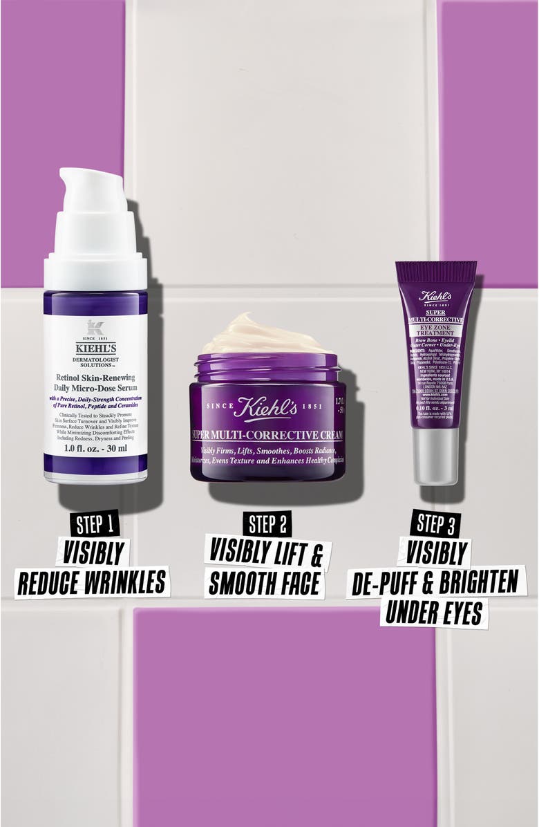 Kiehl's Since 1851 Seriously Correcting Skin Smoothers Set $154 Value, Alternate, color, 