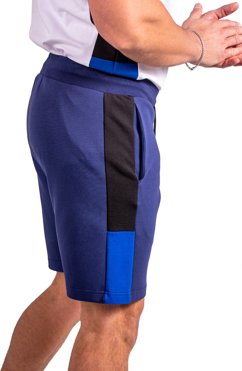 Maceoo Resistanceemb Blue Shorts, Alternate, color,