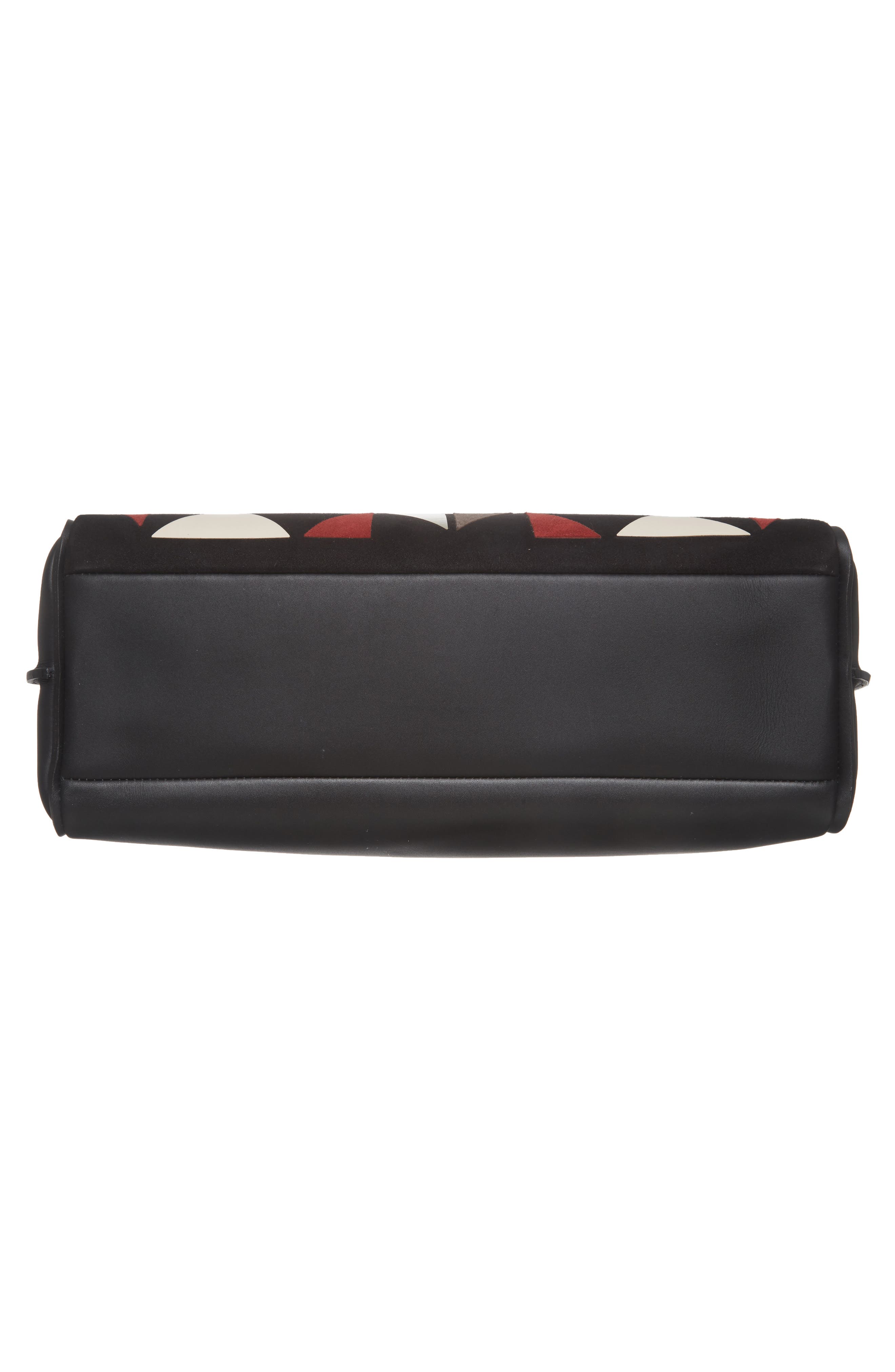 Longchamp Penelope Arty Medium Leather & Suede Tote, Alternate, color, Red