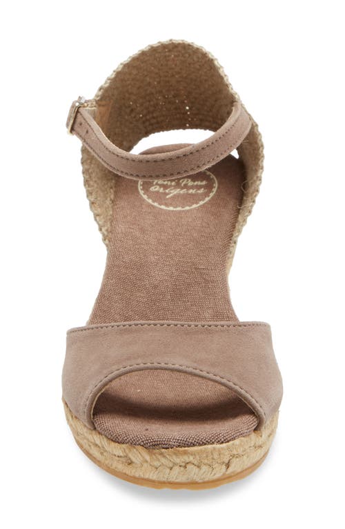 Toni Pons Llivia Wedge Sandal In Brown