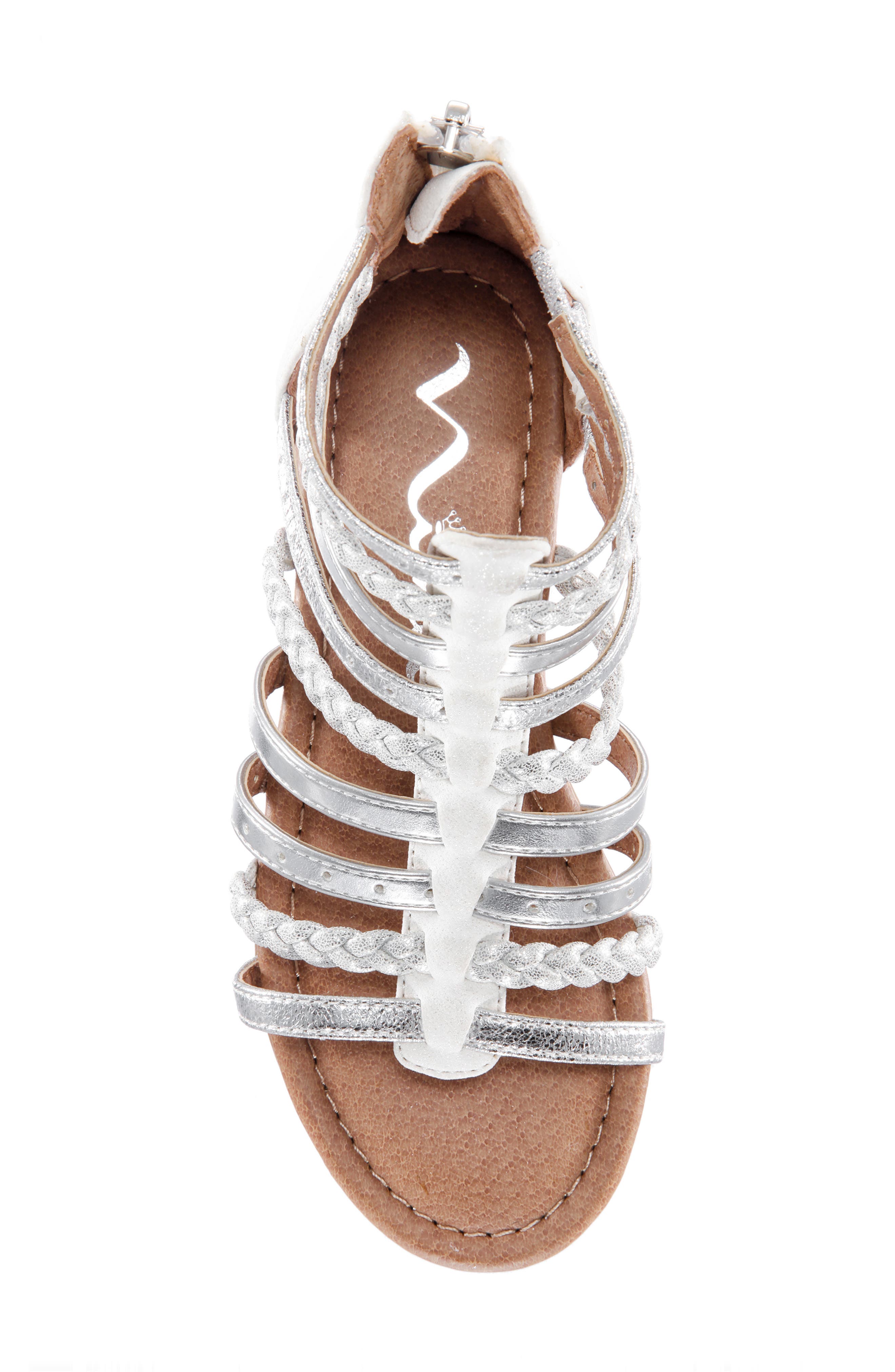 Nina Allice Metallic Sandal, Alternate, color, 