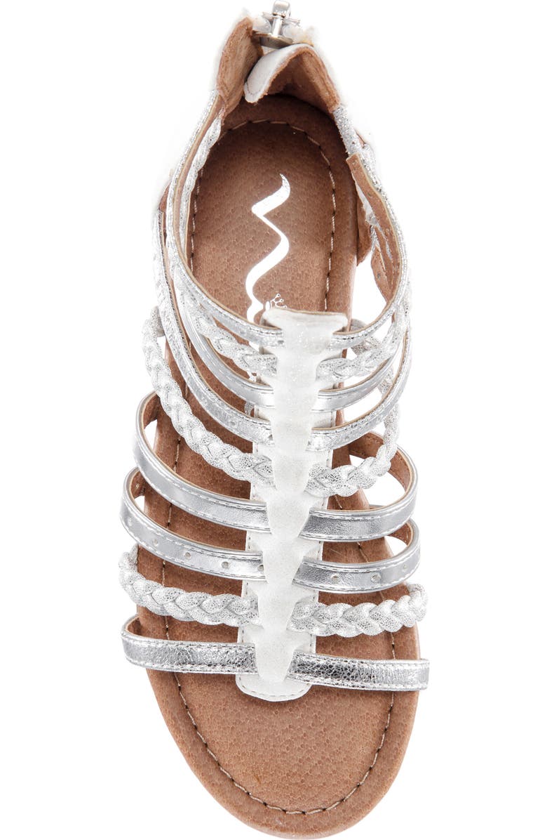 Nina Allice Metallic Sandal, Alternate, color,