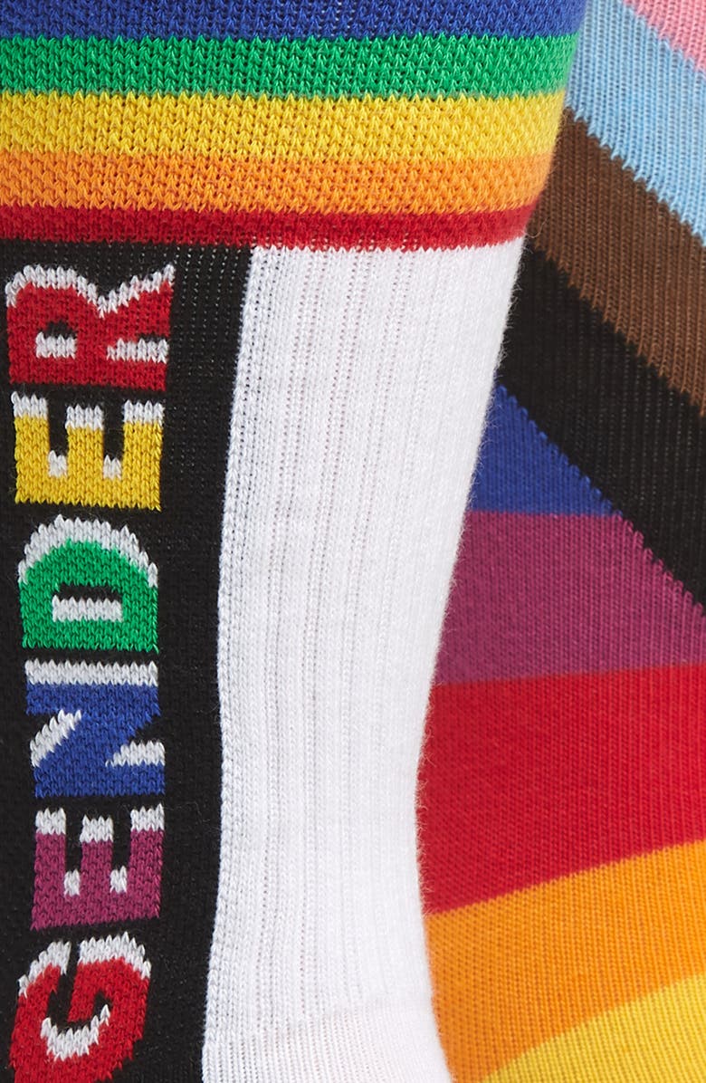 Happy Socks x Phluid Project Feet Have No Gender 2-Pack Socks, Alternate, color,