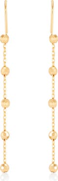 Frankie & Zoe Beaded Threader Drop Earrings