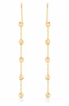 Frankie & Zoe Beaded Threader Drop Earrings