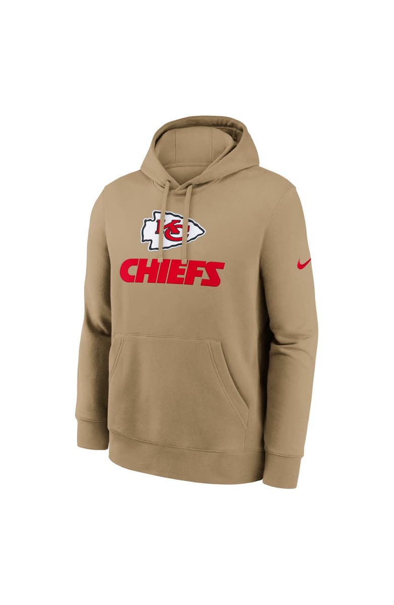 Nike Men's Nike Tan Kansas City Chiefs Best Season Rewind Club Pullover Hoodie, Alternate, color, Tan