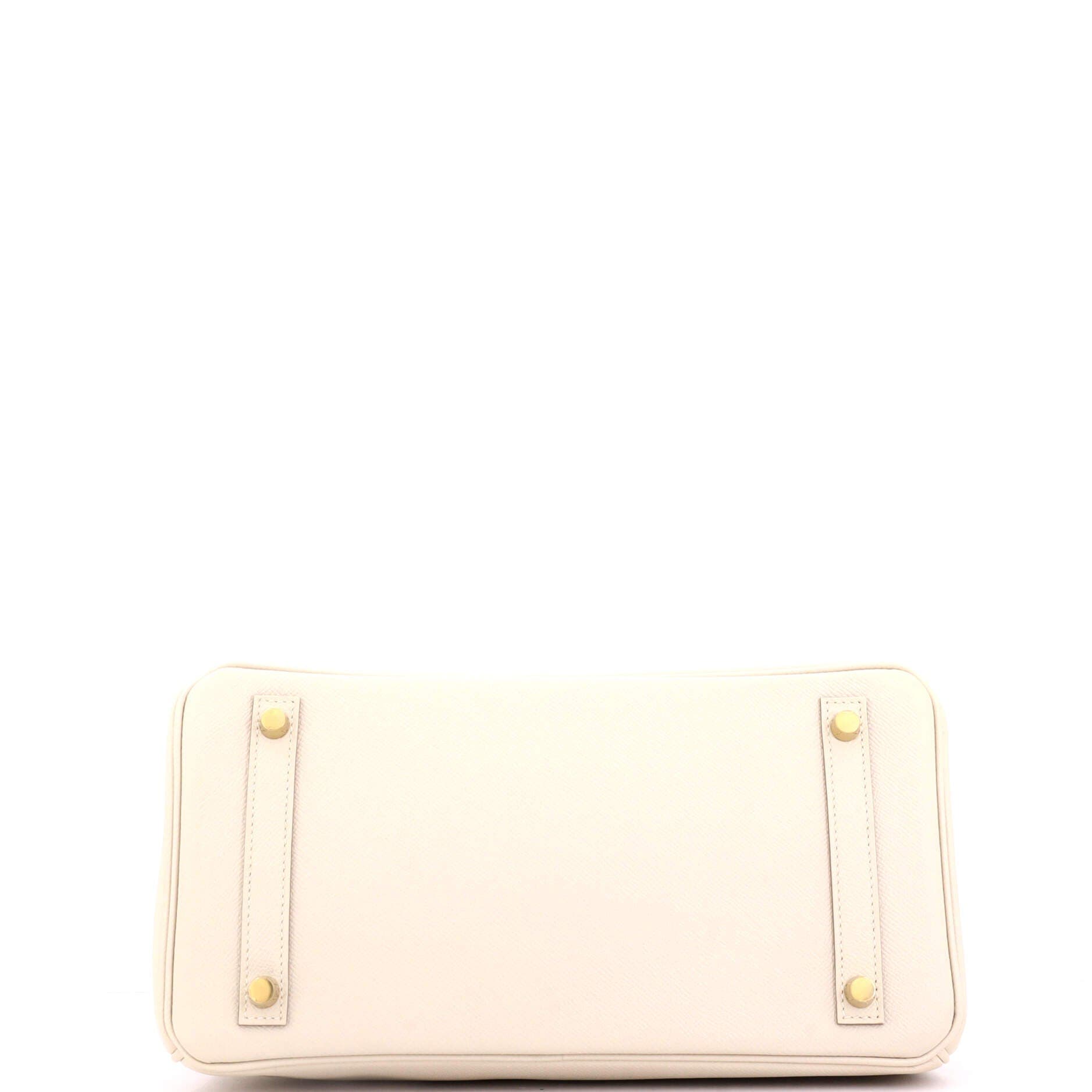 Pre-Owned Hermes Birkin Handbag Light Epsom with Gold Hardware 30, Alternate, color, Craie