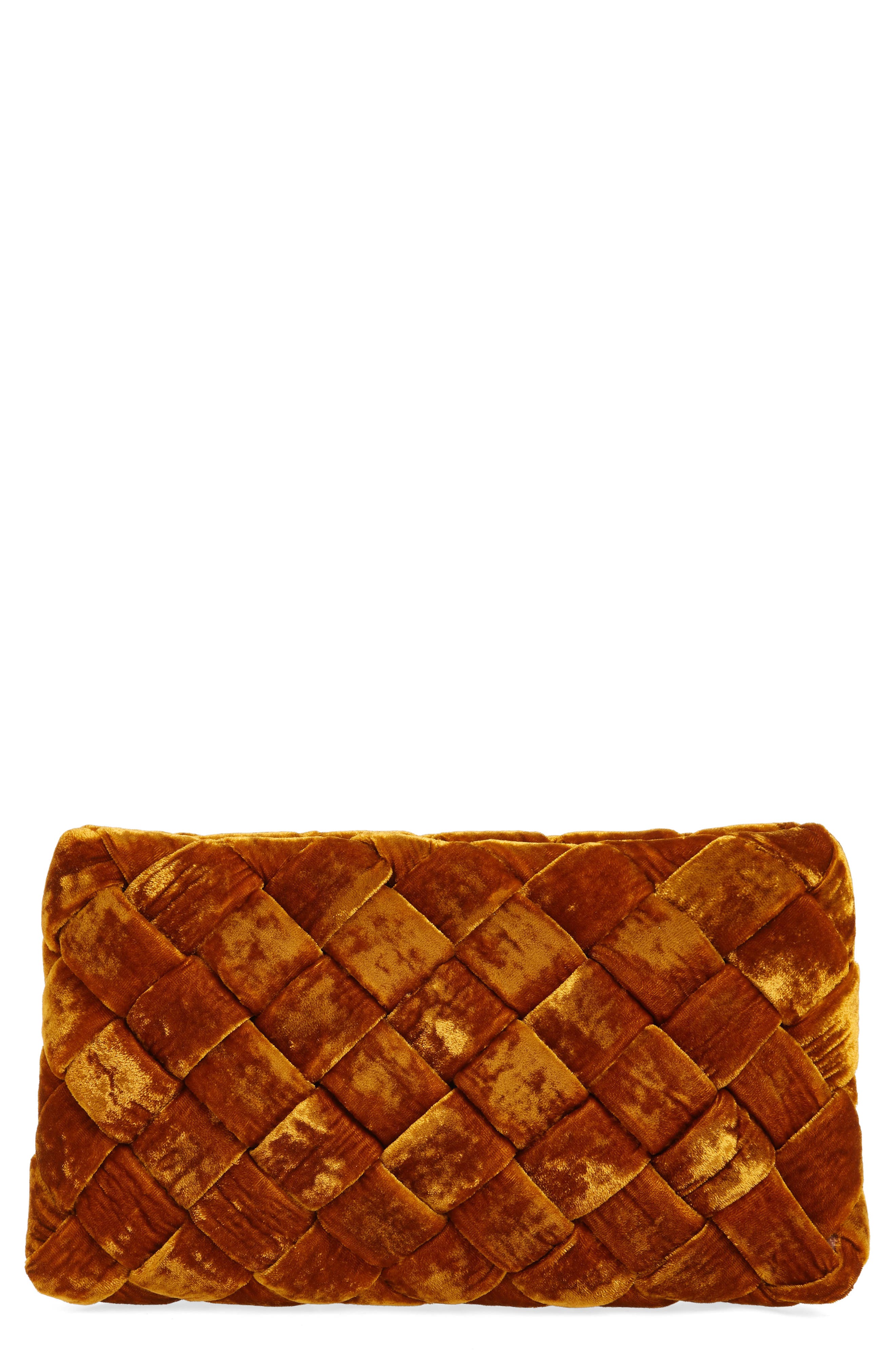 Loeffler Randall Aviva Puffy Woven Clutch, Main, color, 