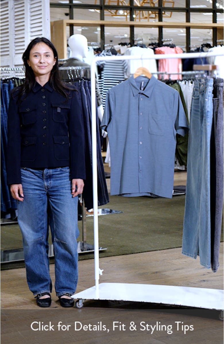 Short Sleeve Bridge Button-Up Shirt, sales video thumbnail