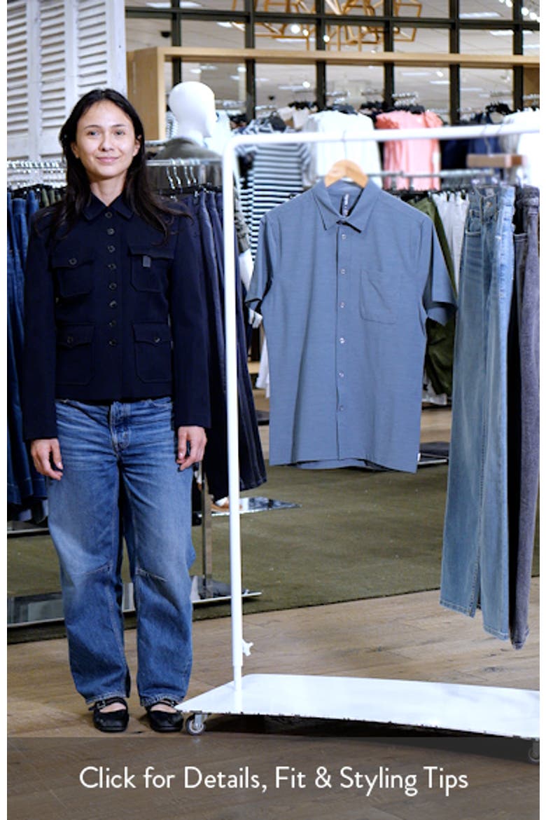 Short Sleeve Bridge Button-Up Shirt video