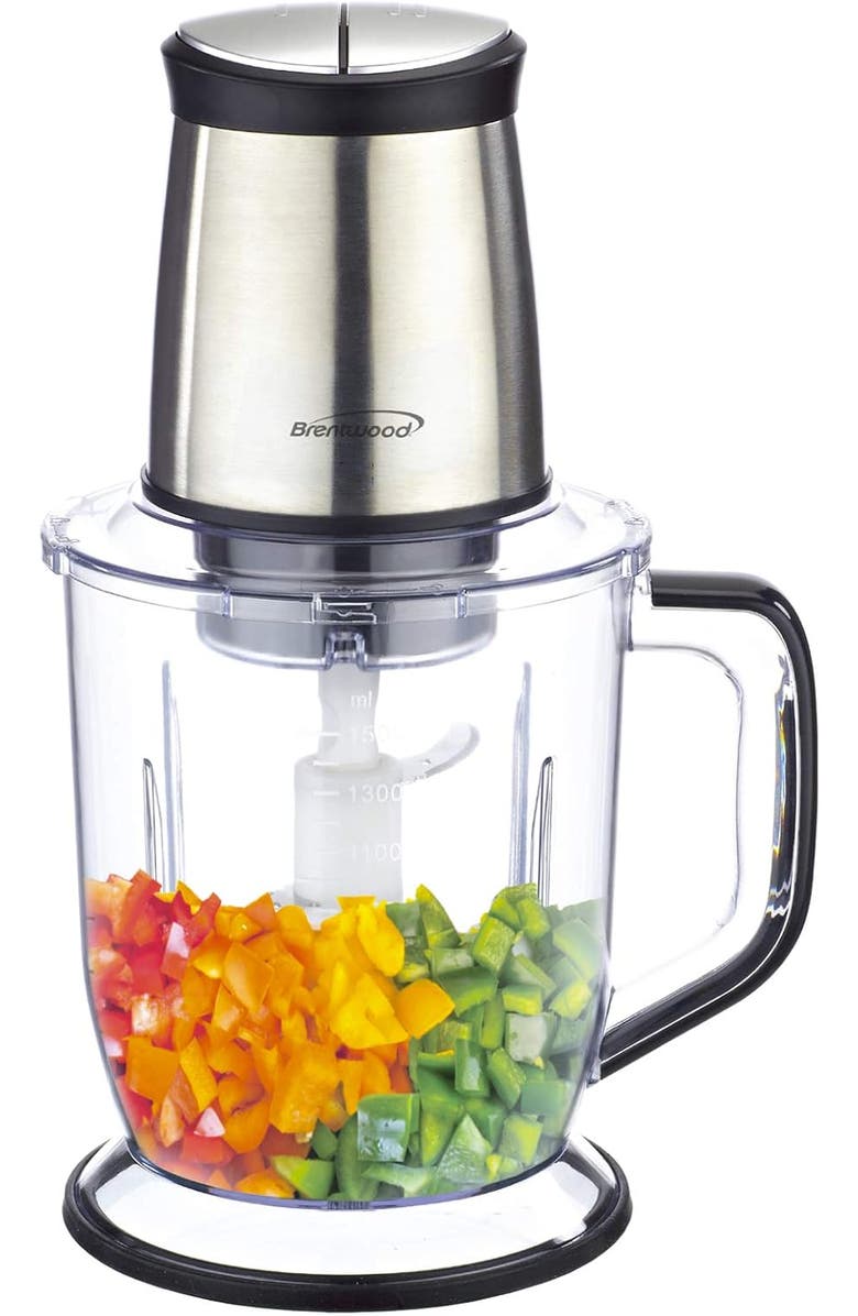 Brentwood Food Processor, Main, color, Stainless Steel
