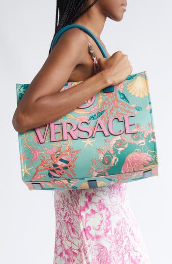 La Medusa Underwater Barocco Canvas Tote