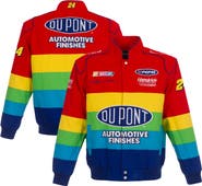 JH DESIGN Men's JH Design Red/Blue Jeff Gordon Twill Uniform Full-Snap Jacket