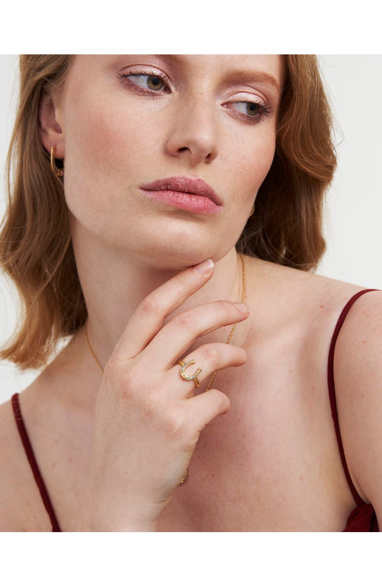 Fable England Lucky in Love Ring, Alternate, color, Gold