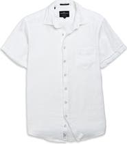 Rodd & Gunn Palm Beach Sports Fit Short Sleeve Linen Button-Up Shirt