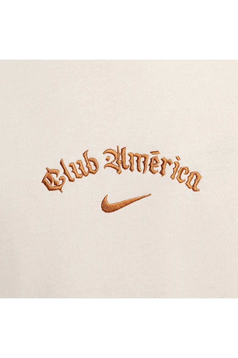 Men's Nike Cream Club America CA x CA Club Fleece Pullover Hoodie, Alternate, color, Cream