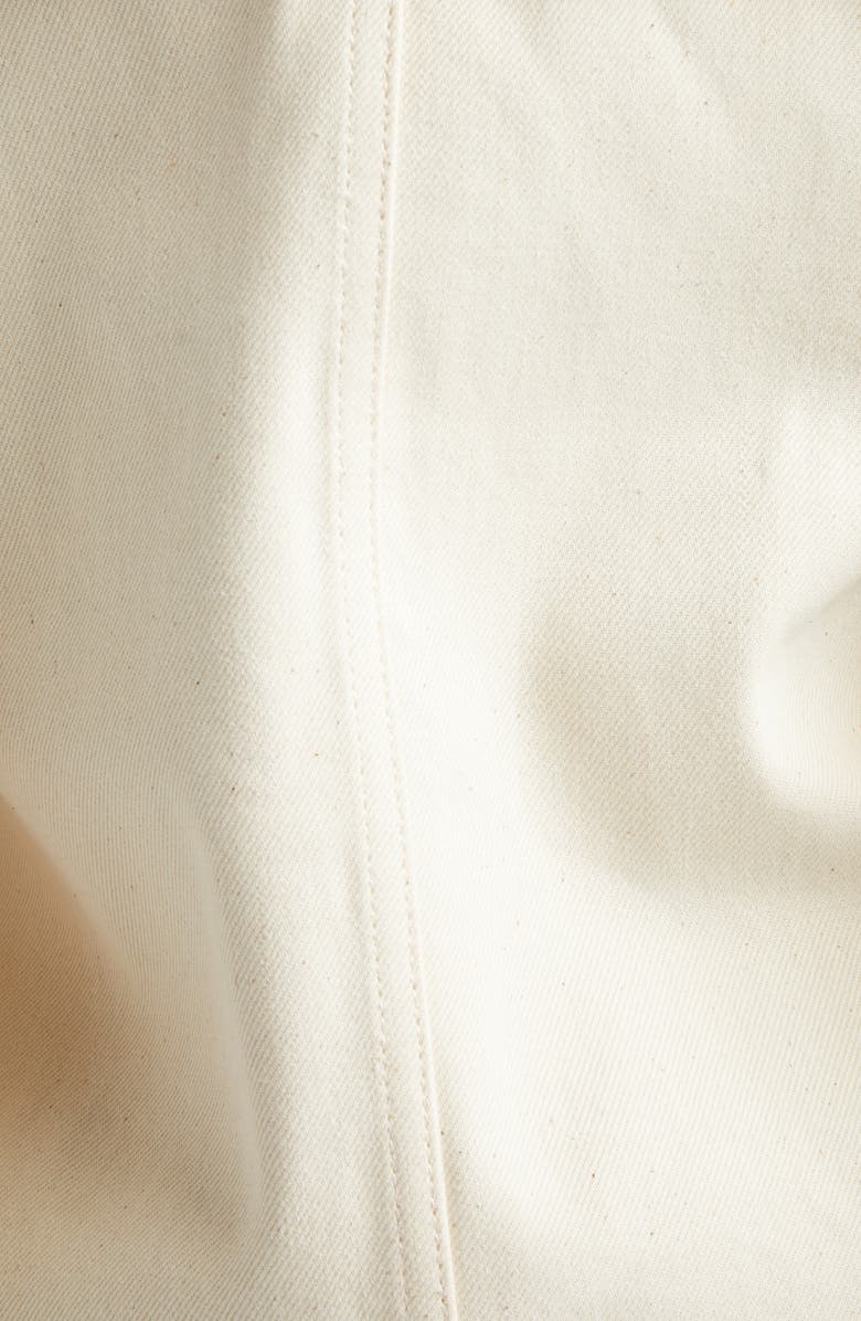 Simone Rocha Cropped Sailor Collar Workwear Jacket, Alternate, color, Ecru/ Pearl/ Clear