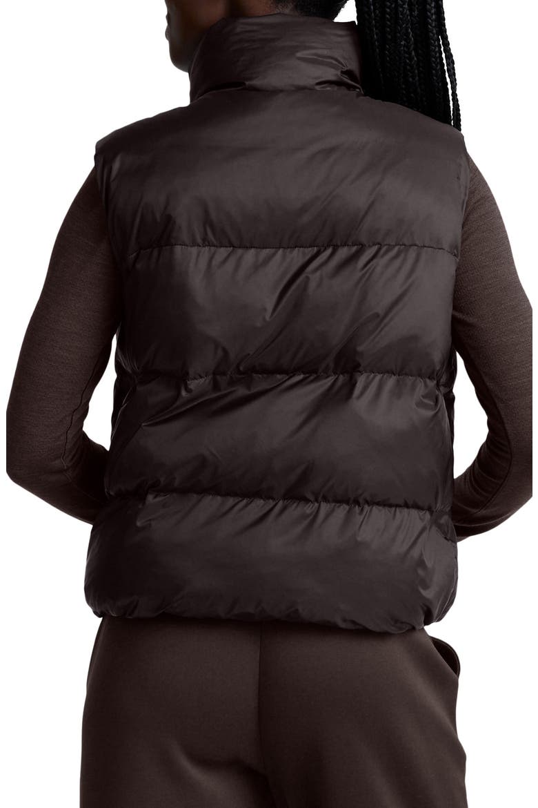 Big Cozy Puffer Vest, Alternate, color, DARK CHOCOLATE
