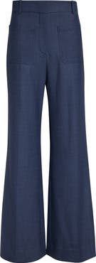 Victoria Beckham Alina High Waist Stretch Flare Pants