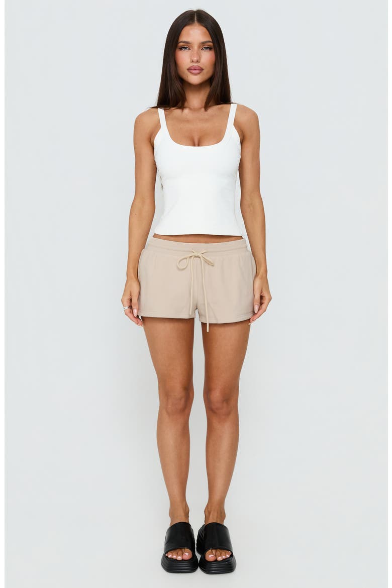 Sryn Drawstring Track Shorts, Alternate, color, CREAM