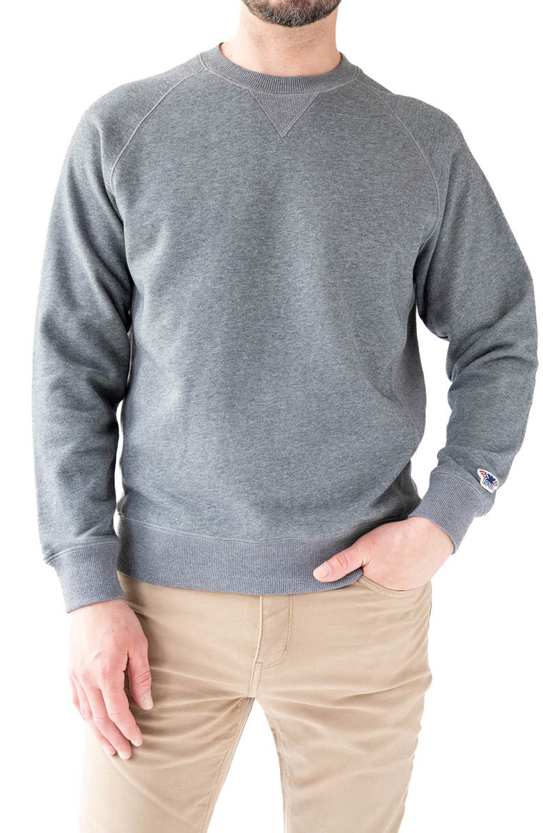 Devil-Dog Dungarees Cotton French Terry Sweatshirt, Main, color, 