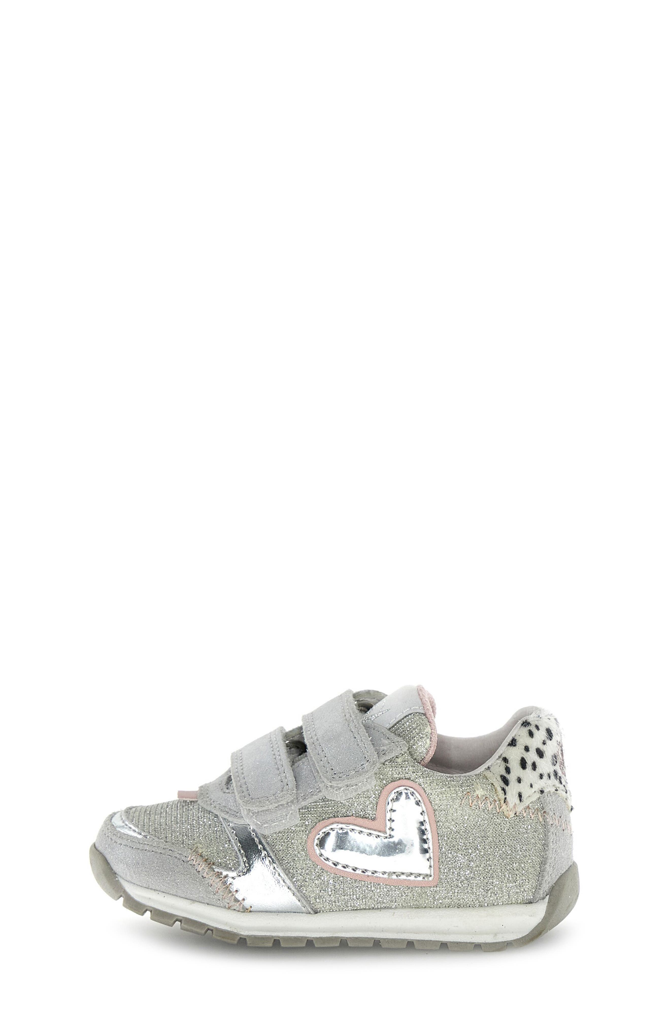 Kids' Quelly 4 VL Sneaker, Alternate, color, SILVER