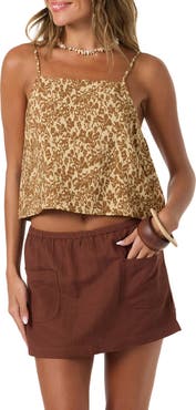 O'Neill Matilda Leopard Floral Camisole