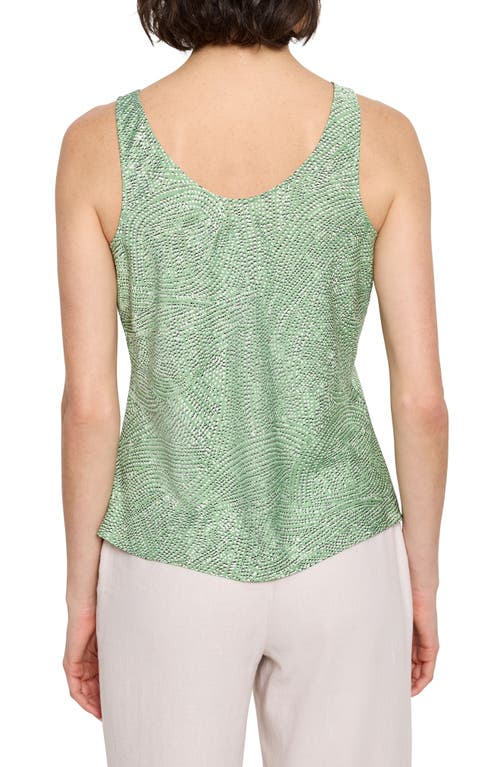 Nic + Zoe Nic+zoe Swirling Sands Tank Top In Green