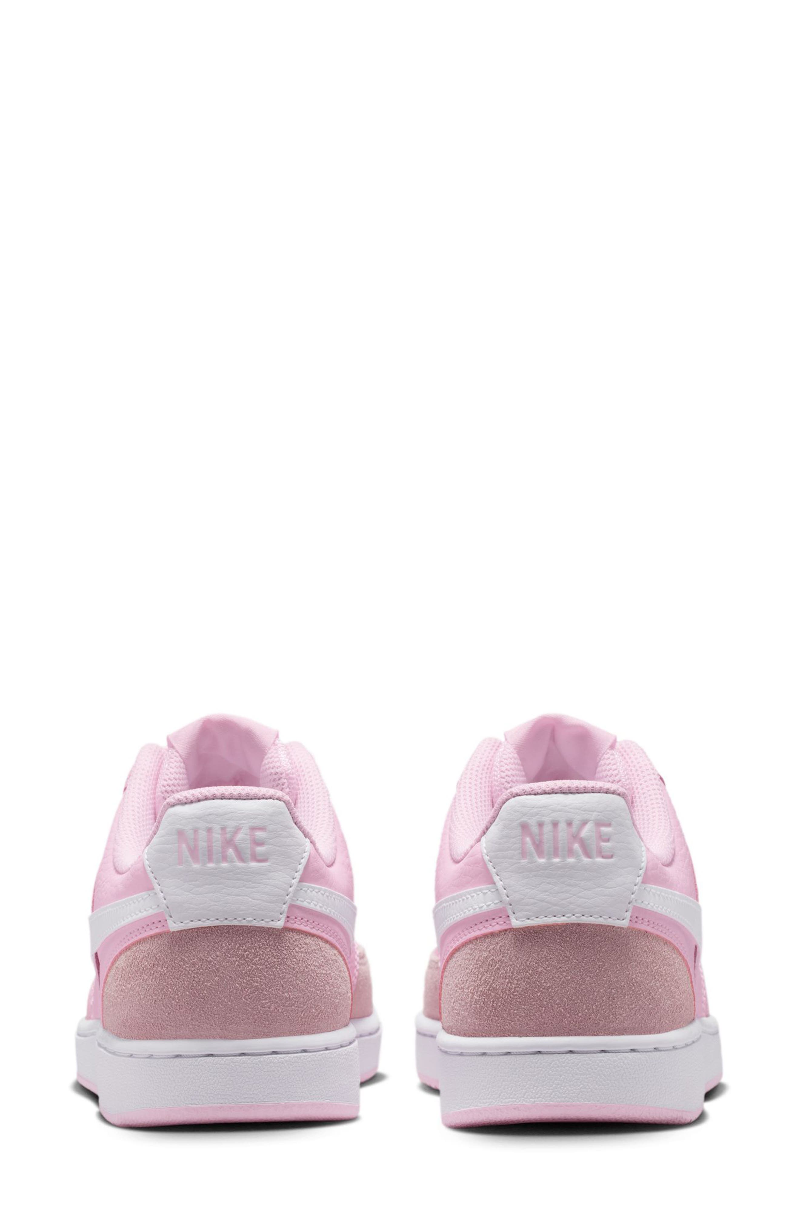 Nike Court Vision Low Sneaker, Alternate, color, Pink Foam/ White