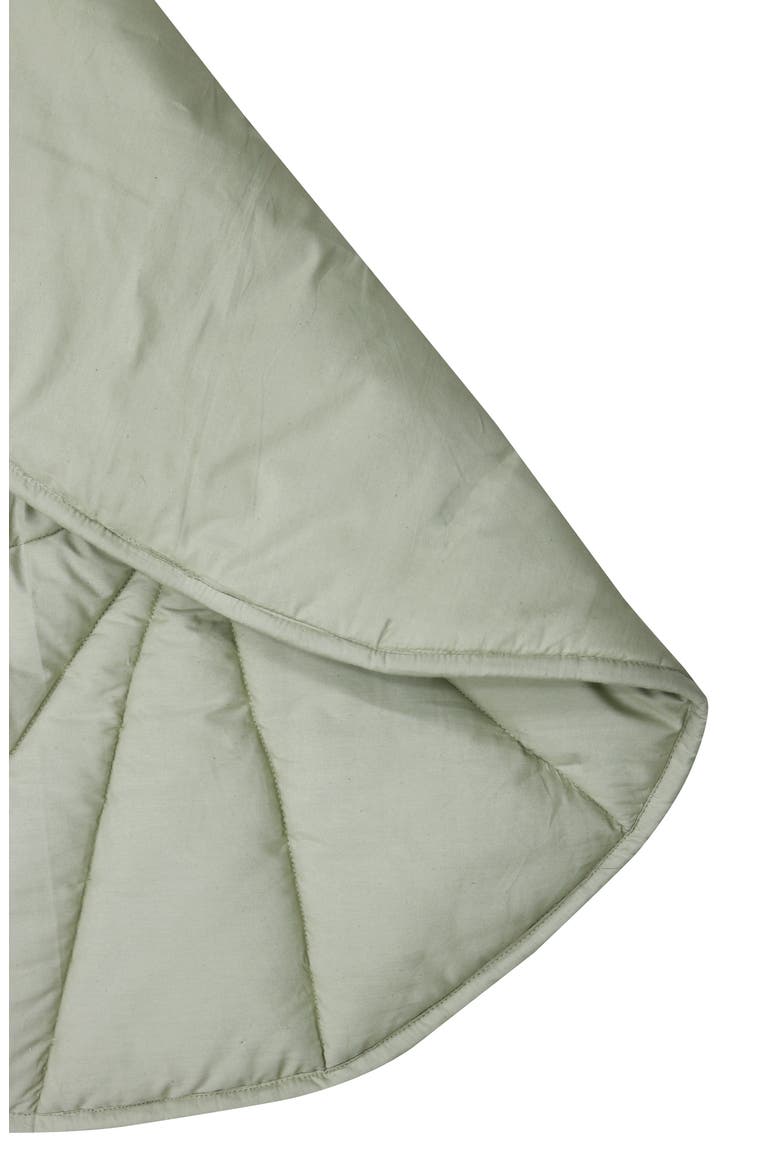 Water Lily Organic Play Mat, Alternate, color, OLIVE