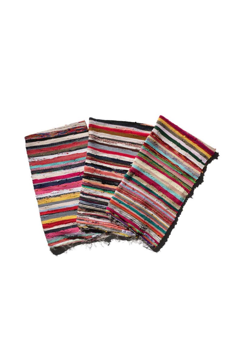 Scrap Fabric Rug, Alternate, color, Multicolor