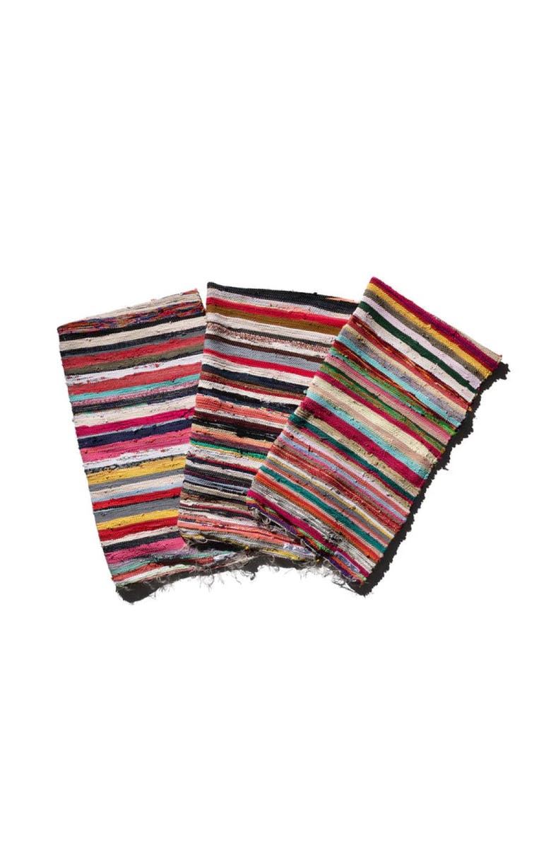 PUEBCO Scrap Fabric Rug, Alternate, color, Multicolor