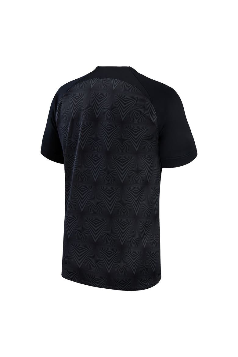 Men's Nike Black Eintracht Frankfurt 2022/23 Away Replica Blank Jersey, Alternate, color, Black