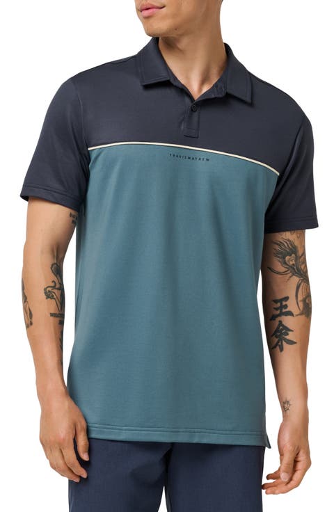 Featherweight Colorblocked Performance Polo