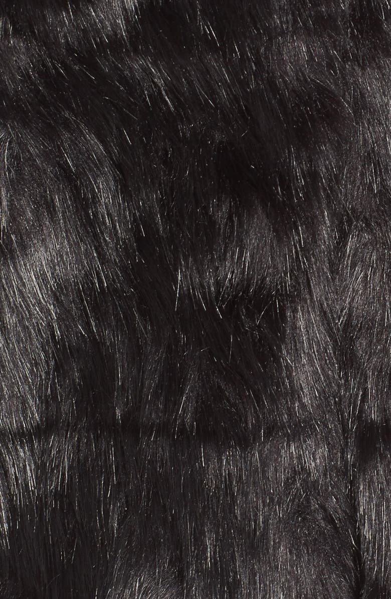 Glint Faux Fur Capelet, Alternate, color, 