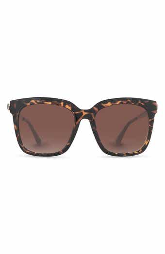 DIFF 54mm Hailey Square Sunglasses