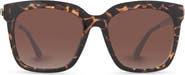 DIFF 54mm Hailey Square Sunglasses