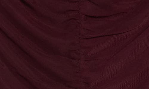 Dr2 By Daniel Rainn Ruched Front Tank In Wine