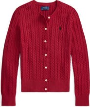 Polo Ralph Lauren Kids' Mini Cotton Cable Knit Cardigan
