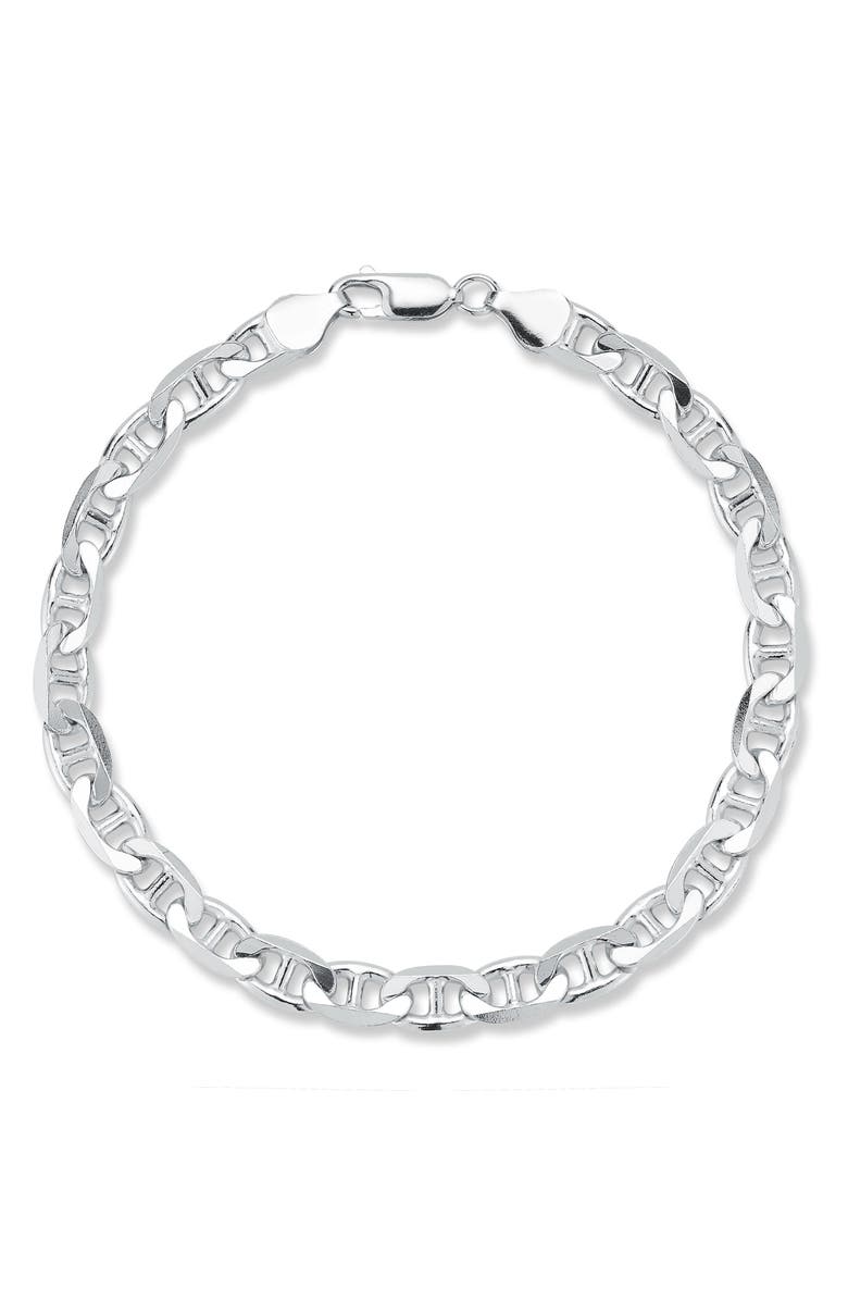 Yield of Men Men's 7mm Mariner Chain Bracelet, Main, color, Silver
