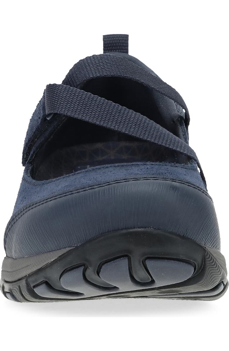 Dansko Primrose Flat, Alternate, color, Navy Burnished Suede