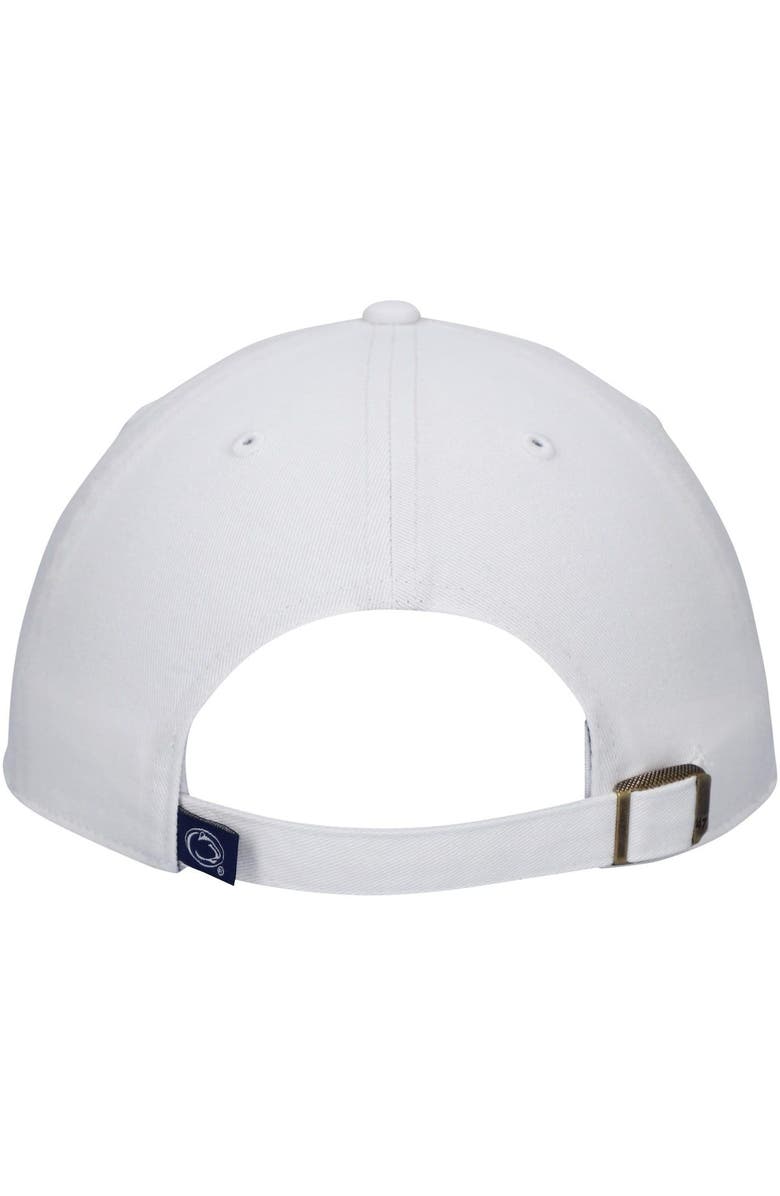 '47 Men's '47 White Penn State Nittany Lions Clean Up Logo Adjustable Hat, Alternate, color, White