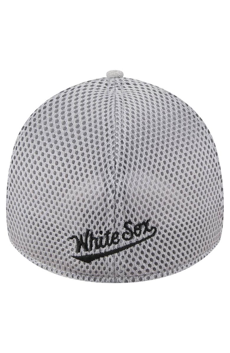 New Era Men's New Era Gray Chicago White Sox Visor Paint Splatter 39THIRTY Flex Hat, Alternate, color, Gray