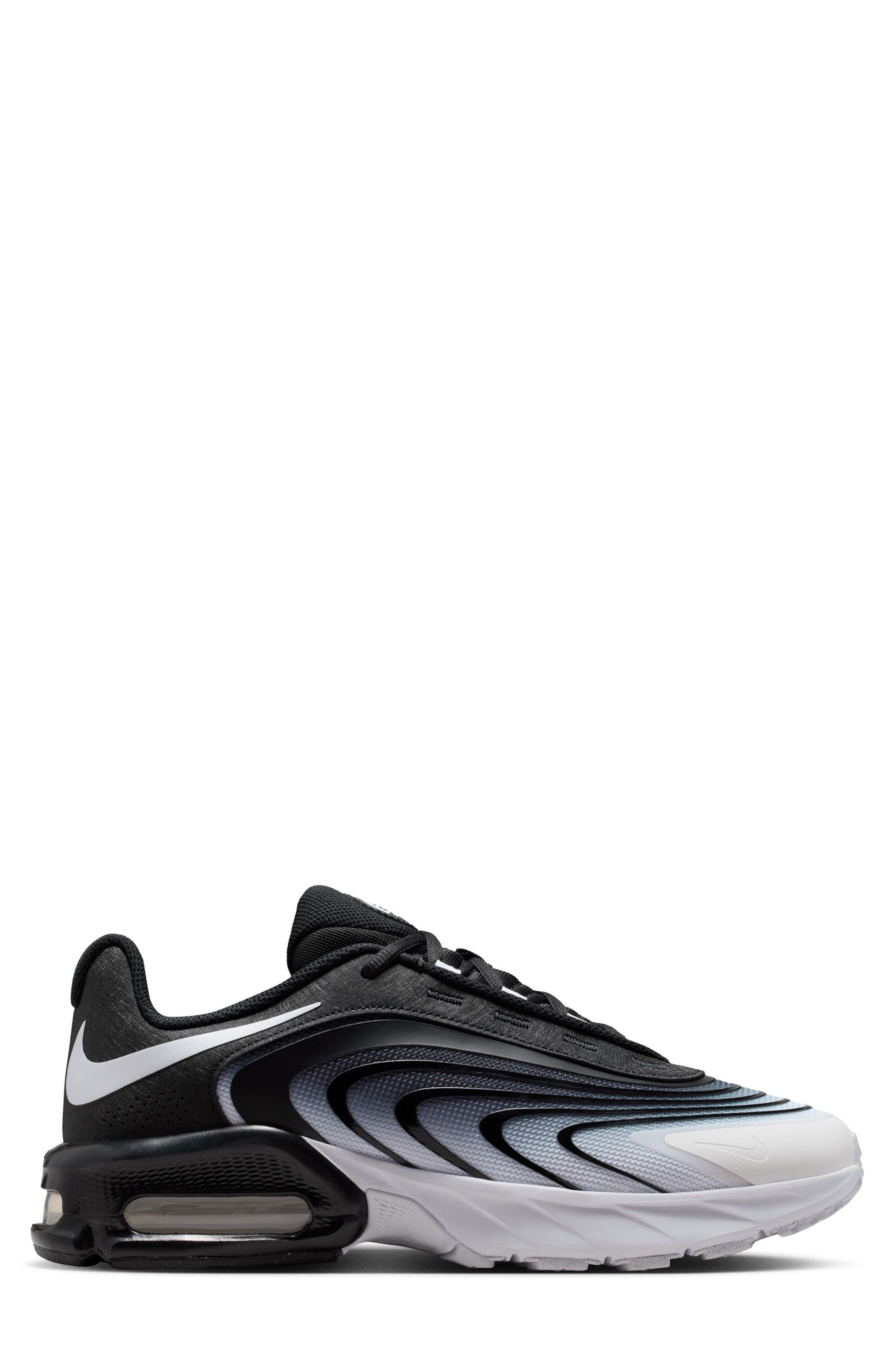 Air Max Fire Sneaker, Alternate, color, BLACK/ WHITE/ BLACK