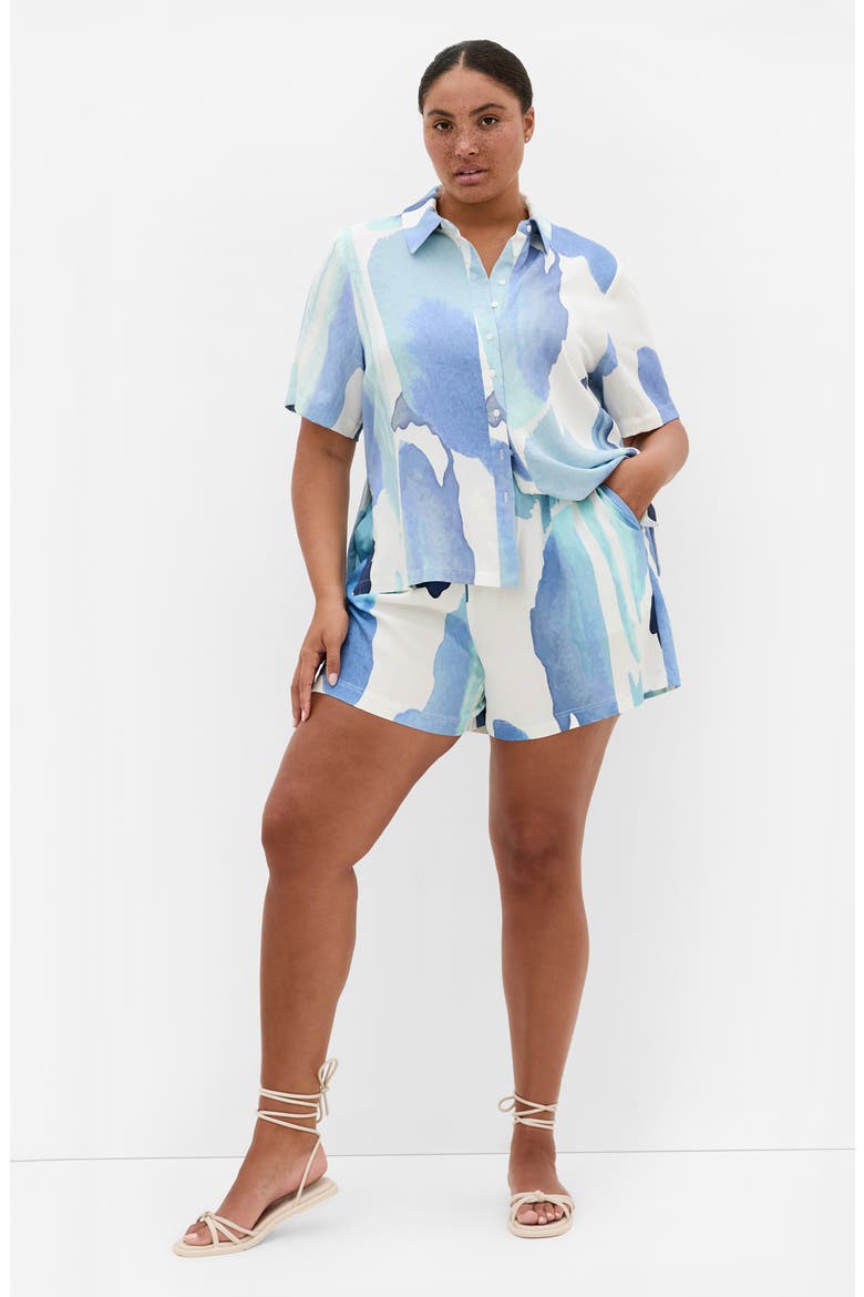 Surface Level Shorts, Alternate, color, TRANQUIL