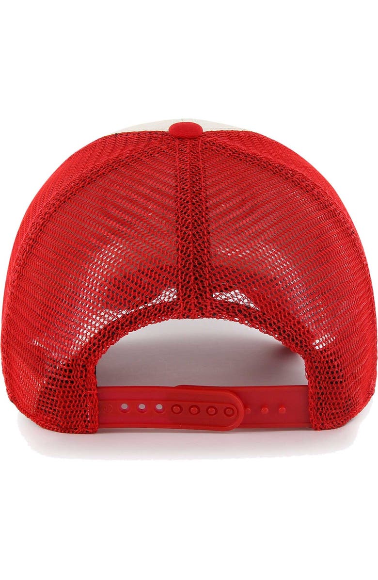 '47 Men's '47 Cream Tampa Bay Buccaneers Breakout MVP Trucker Adjustable Hat, Alternate, color, Cream