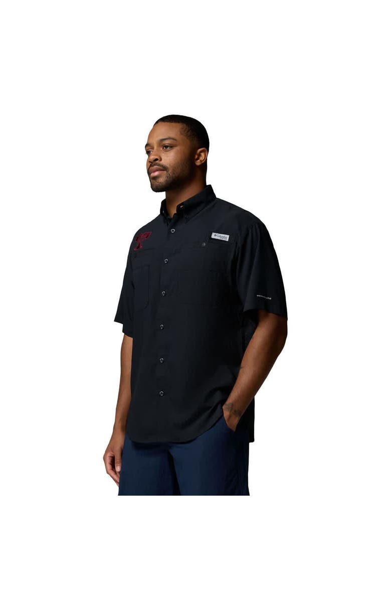Columbia Men's Columbia Black Texas A&M Aggies Tamiami Omni-Shade Button-Down Shirt, Alternate, color, Black