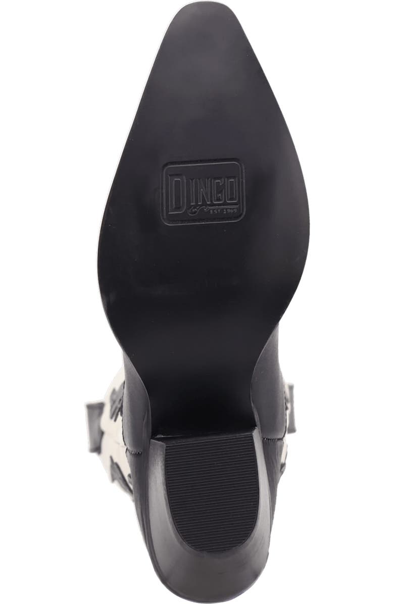 Dingo Burnin' Love Knee High Western Boot, Alternate, color, Black